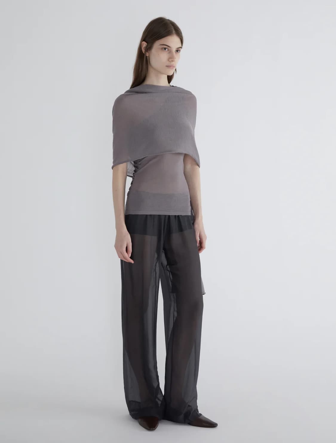 [M]팔로마울 Puzzle 탑/그레이 상품이미지5