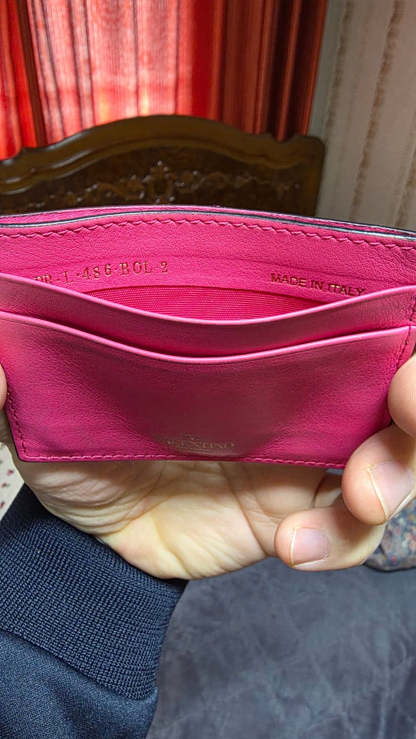 (정품) 발렌티노 가라바니 락스터드 카드지갑/개인/팝니다. 상품이미지6