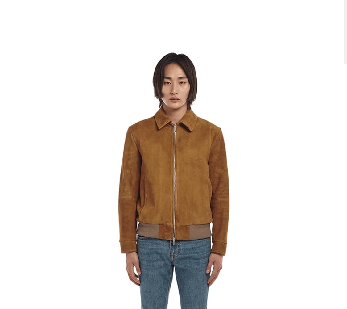 언지미크 스티치 스웨이드 자켓 m 상품이미지2