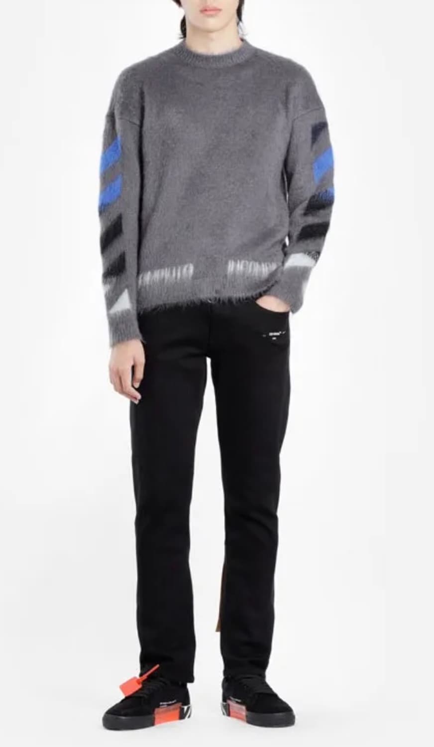 Off-White INCOMPIUTO 모헤어 니트 S 상품이미지10