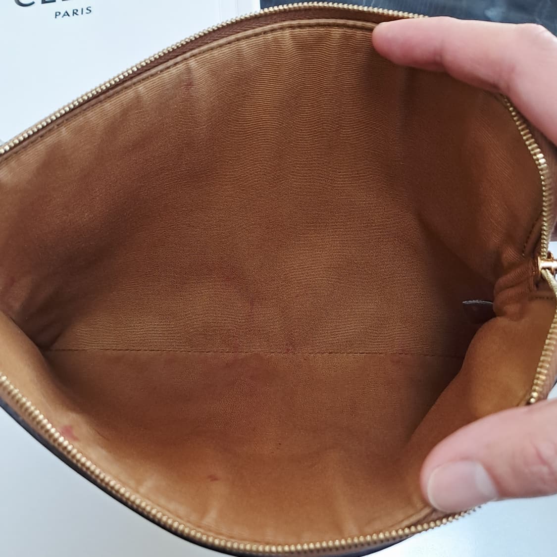 [100%/정품] 셀린느 트리옹프 캔버스 클러치,셀린느파우치,셀린느클러치 상품이미지8