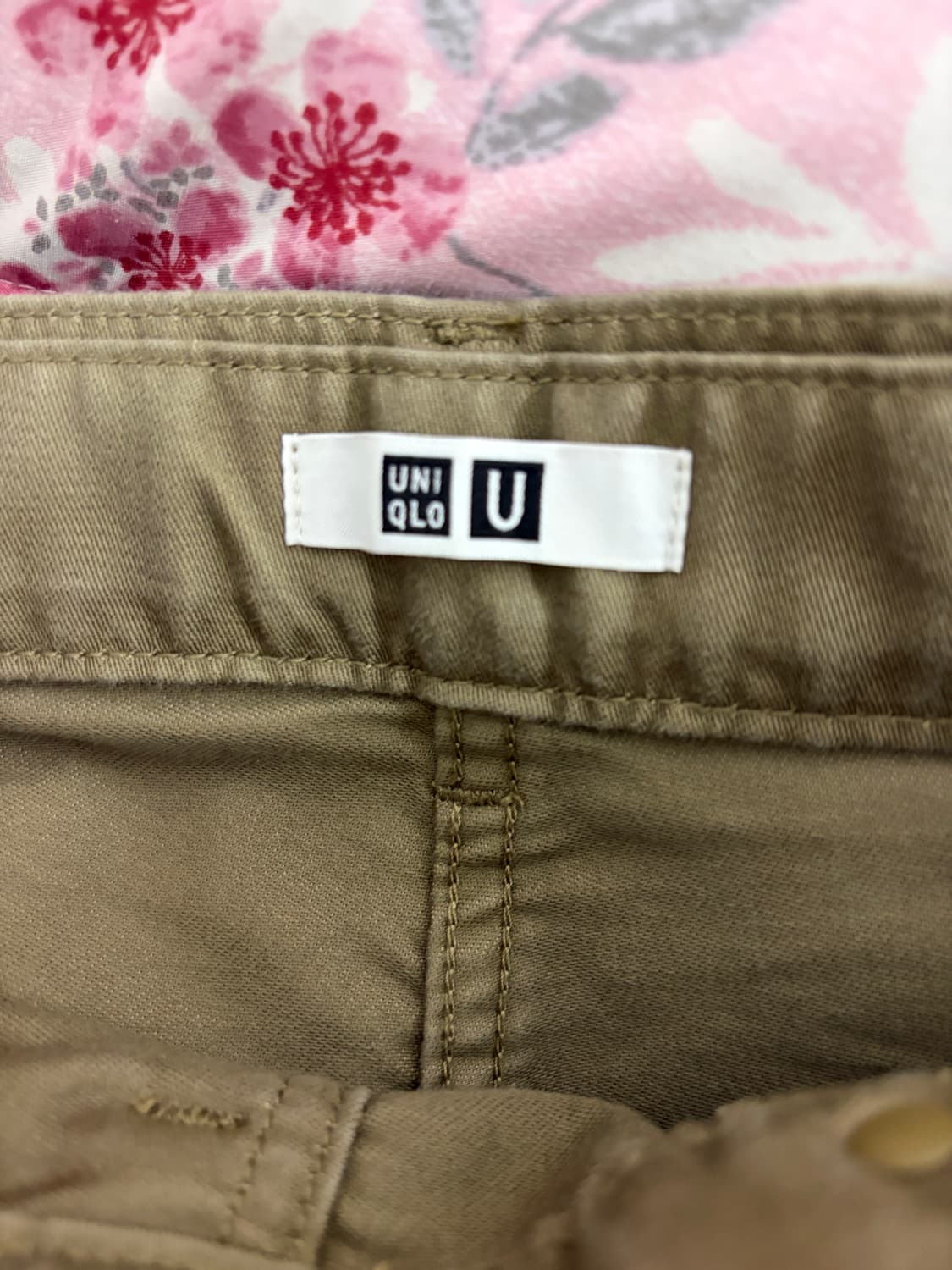 유니클로 U 와이드피트 워크팬츠 상품이미지3