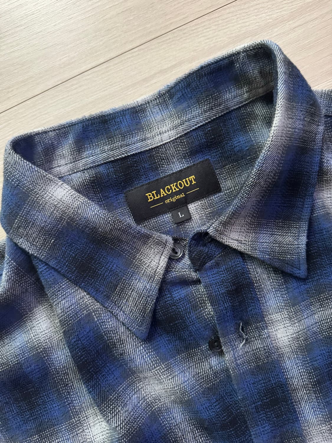블랙아웃 그린 리버 체크 셔츠 GREEN RIVER SHIRT 상품이미지3