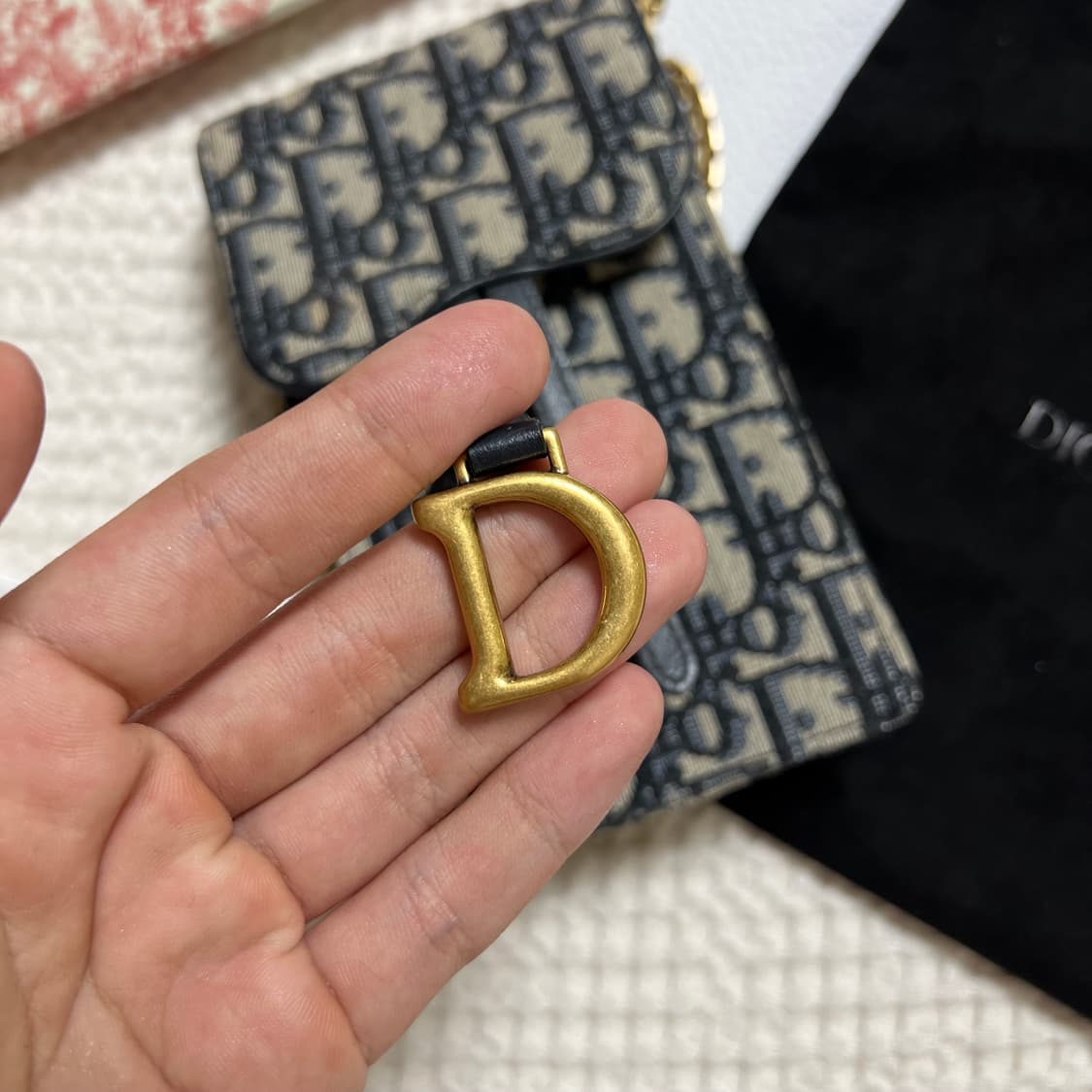 (당일배송 풀구성) 디올 오블리크 폰홀더백 상품이미지7