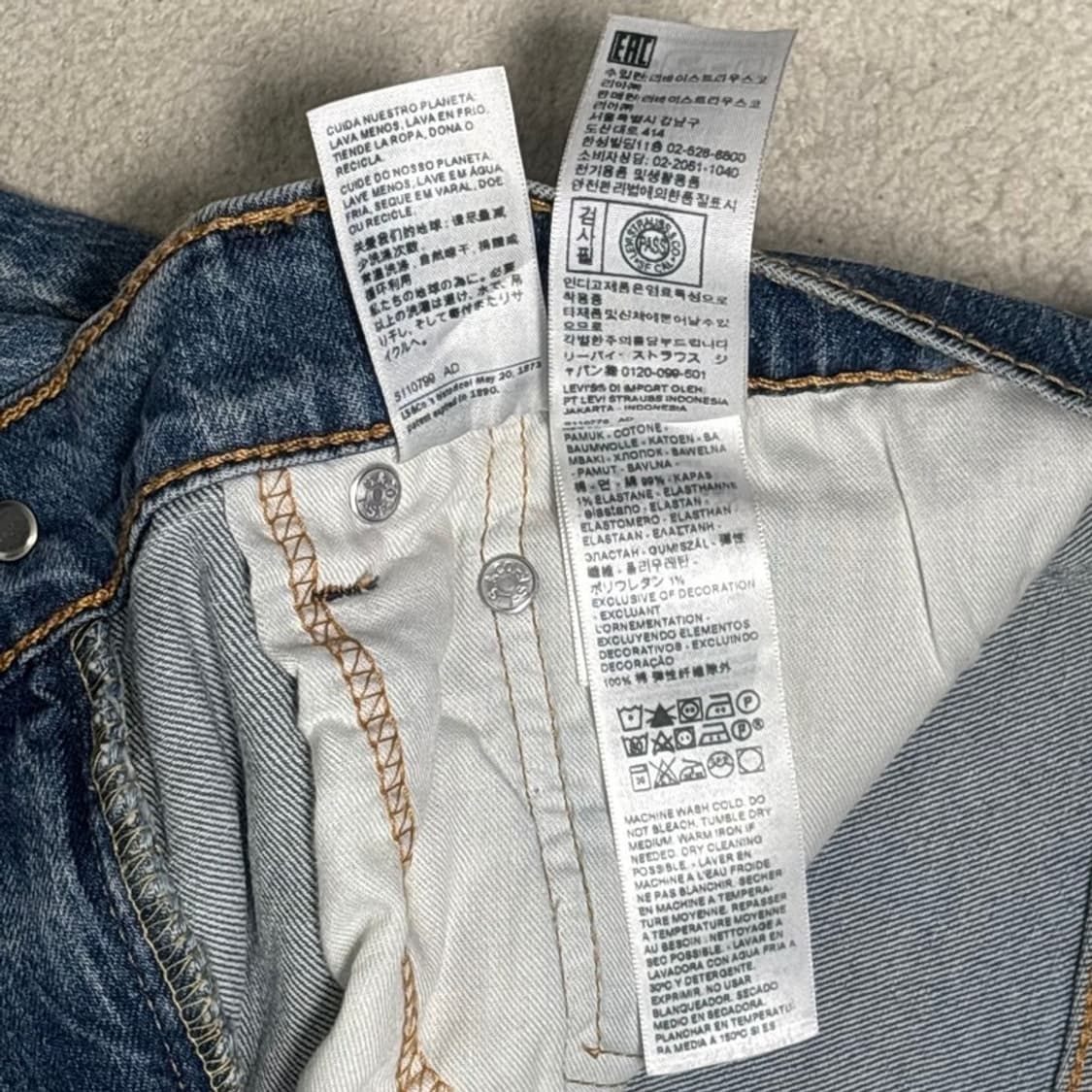 LEVI STRAUSS & CO 550 데님팬츠 34 | 32 상품이미지6