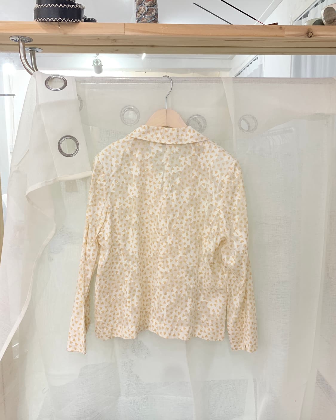 jacquard geometric pattern blazer 상품이미지5