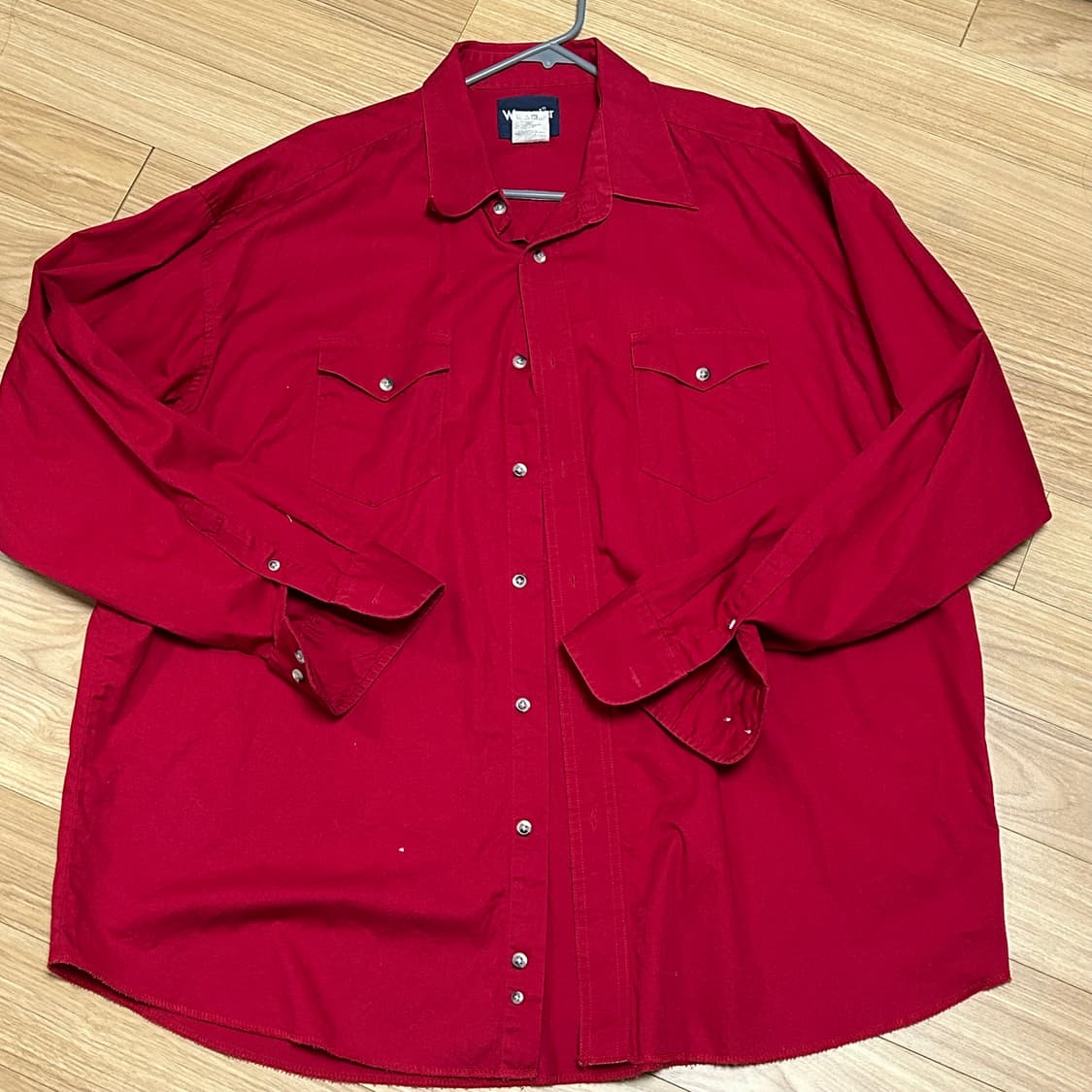 Wrangler 레드 셔츠 상품이미지1