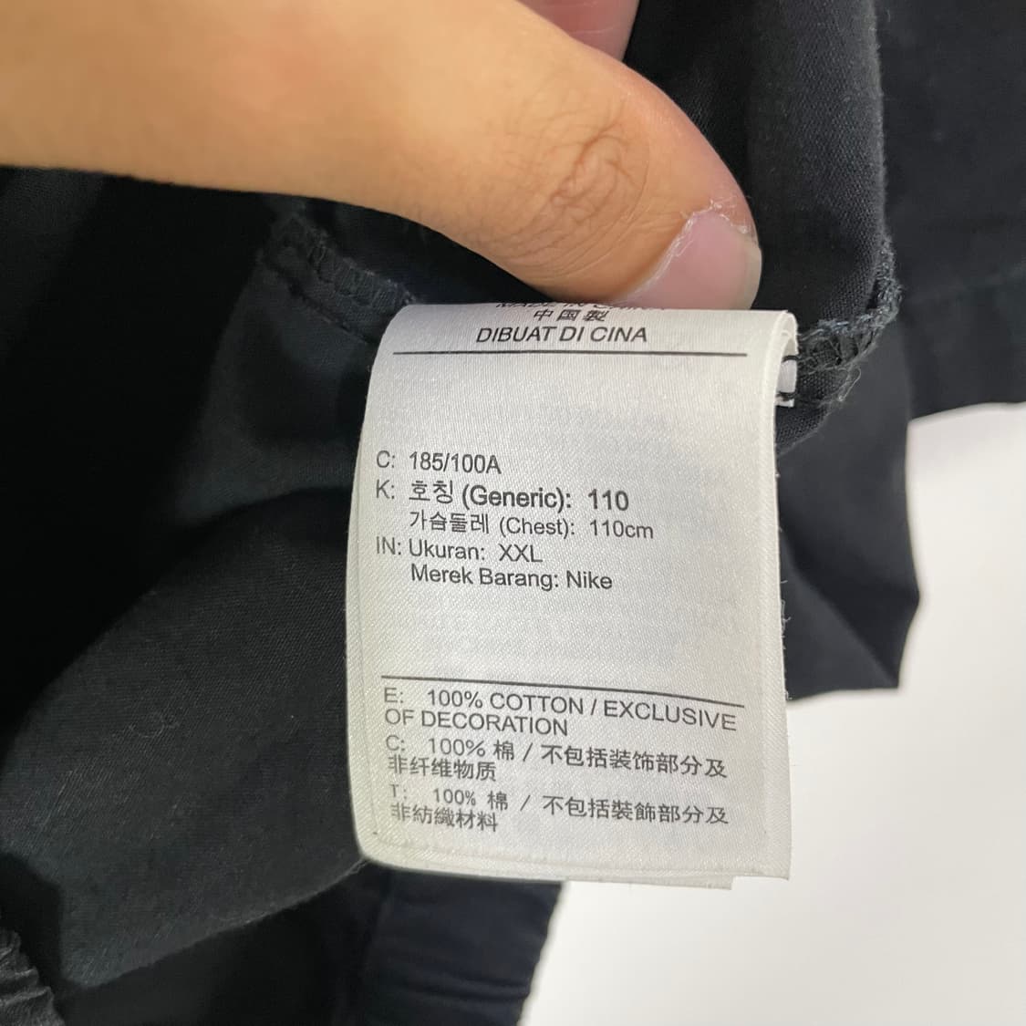 나이키 반팔 셔츠 블랙 상품이미지8