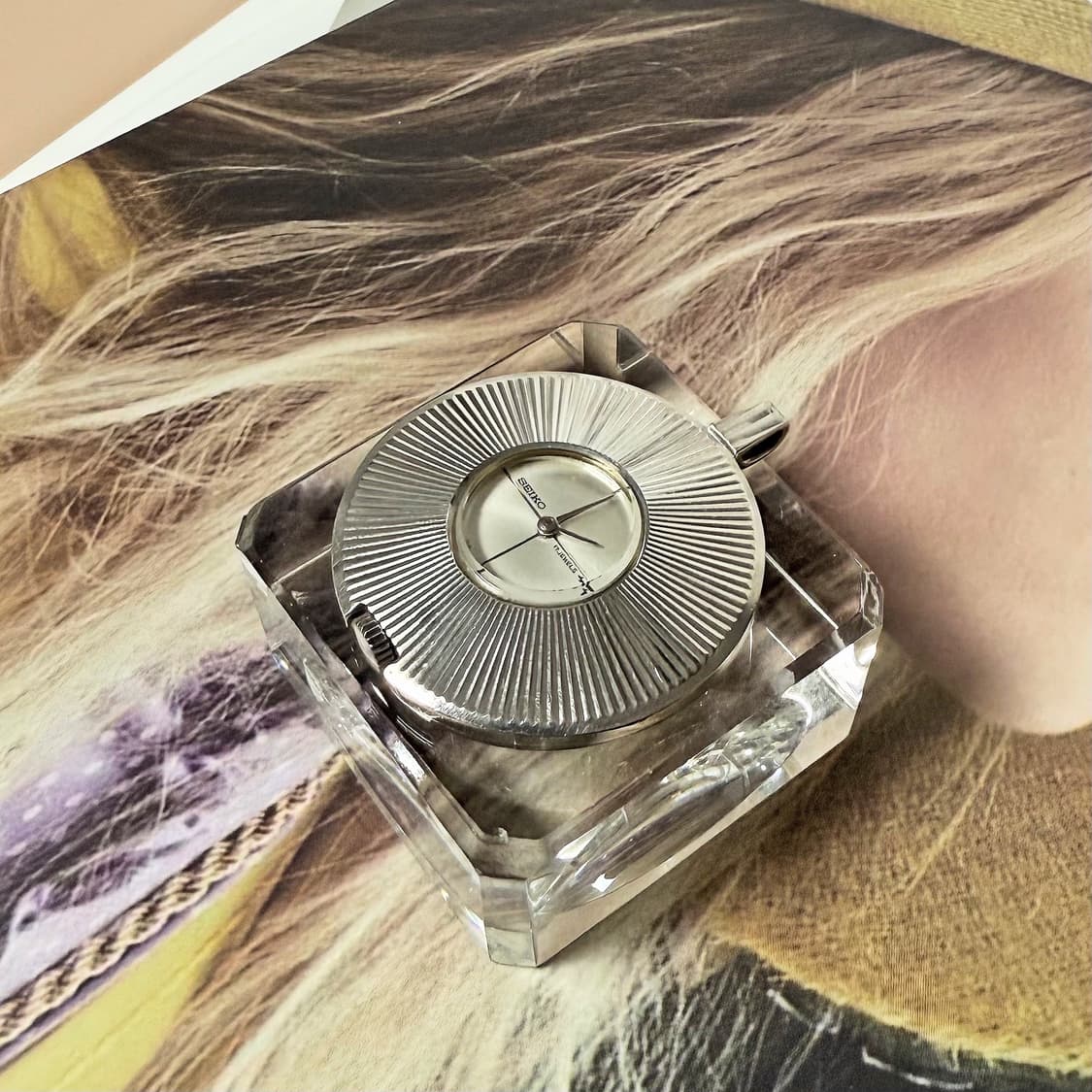 빈티지 세이코 수동 플리티드 펜던트 워치 상품이미지1