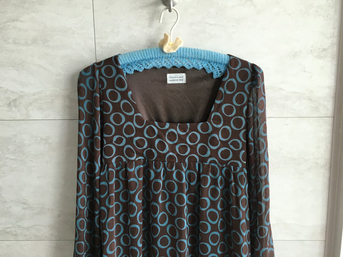 circle square neck dress 상품이미지2