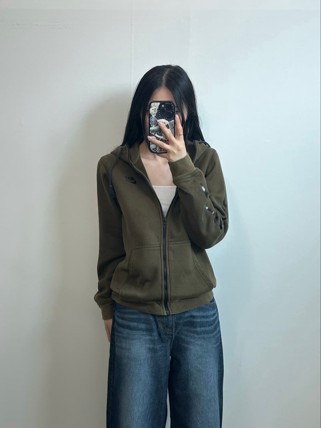 나이키 퓨추라 차콜 후드집업 상품이미지1