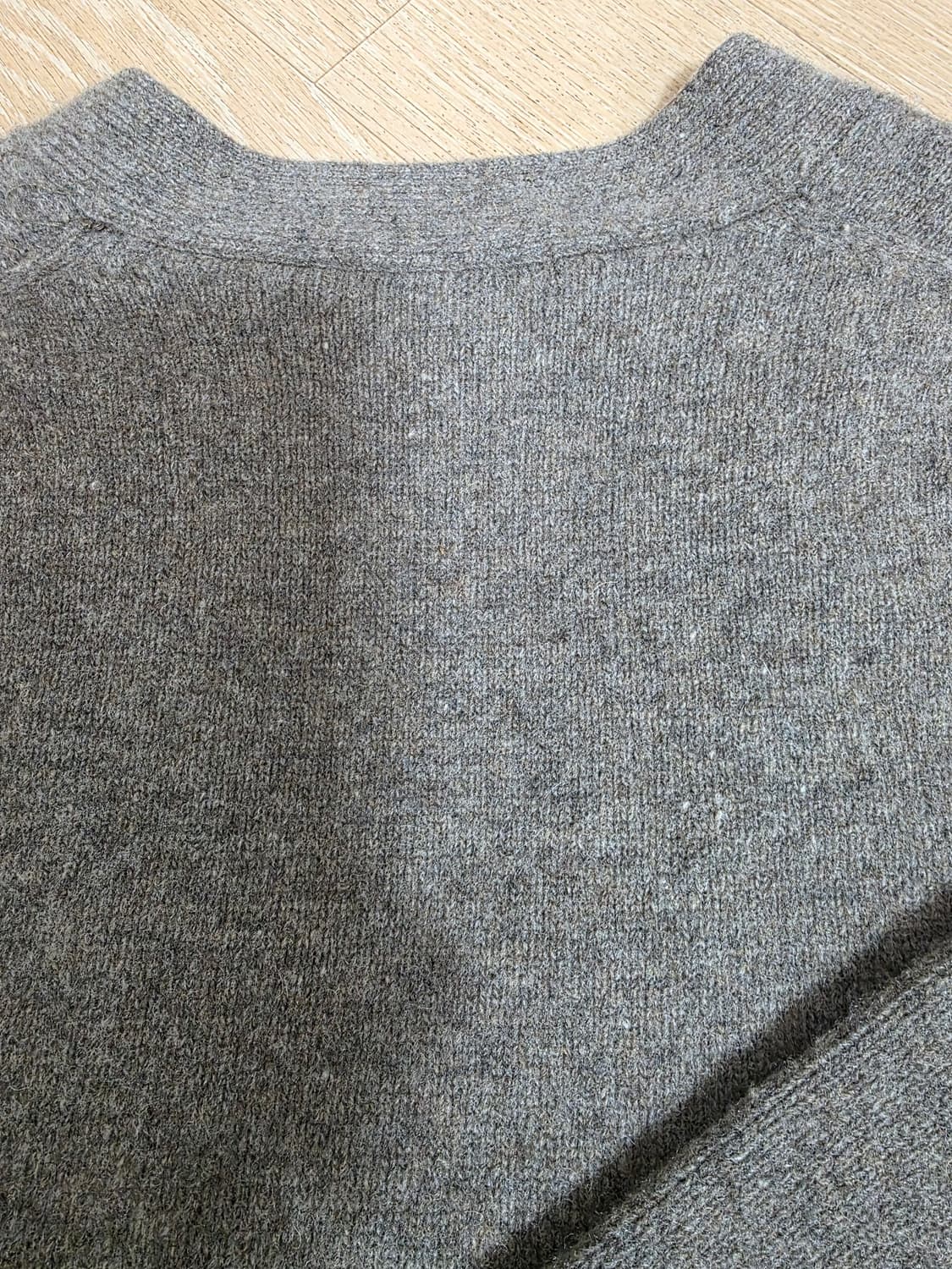 토마스모어 브이넥 램스울 가디건 M 상품이미지6