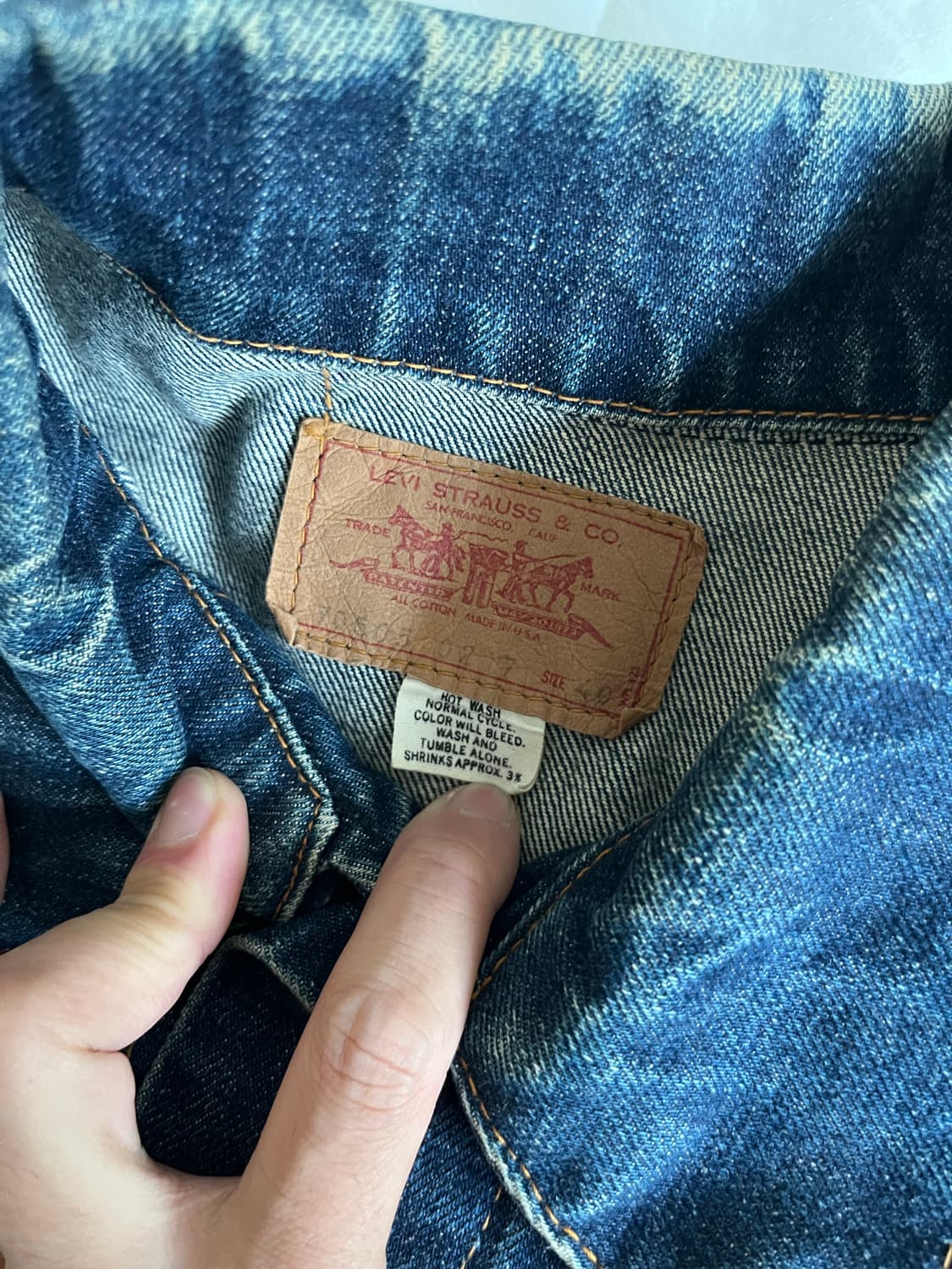 60~70's LEVI'S 70505-0217 트러커 자켓 40 상품이미지3