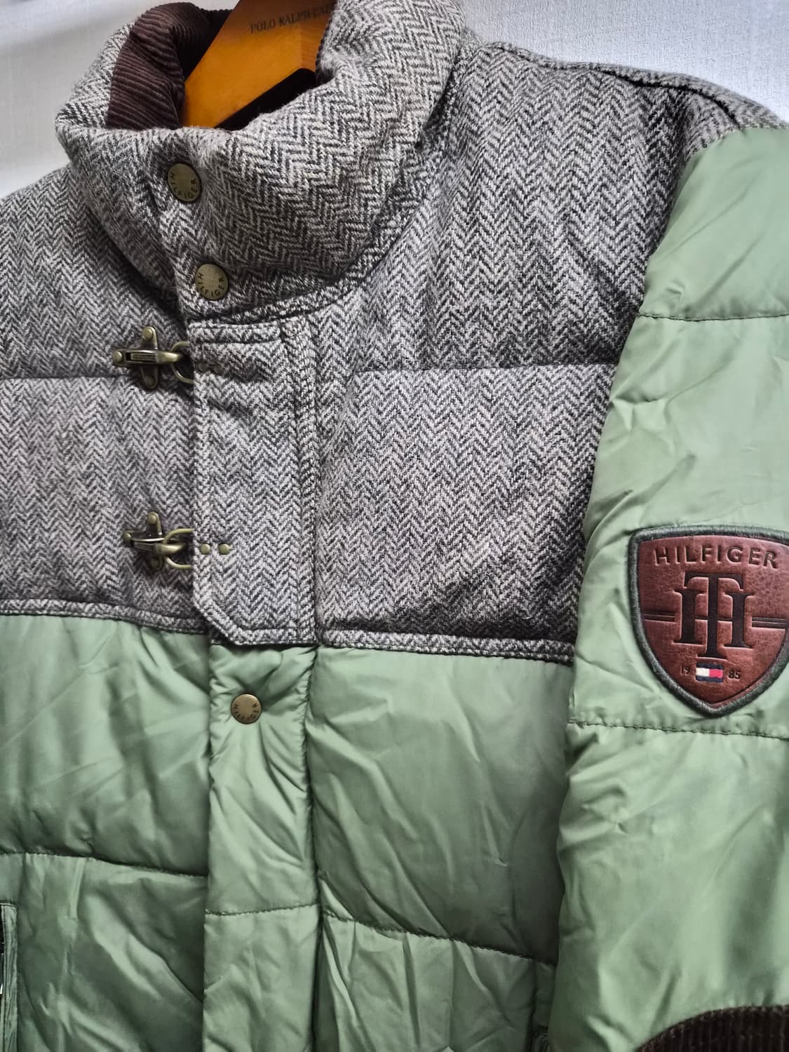 M) 타미힐피거 해링본 덕다운 패딩 팝니다 상품이미지3