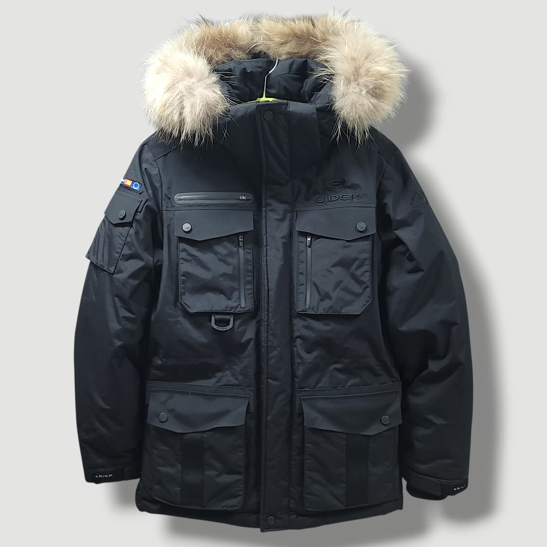 [S] 아이더 블랙 700 바라카 알파 덕 다운 패딩 상품이미지1