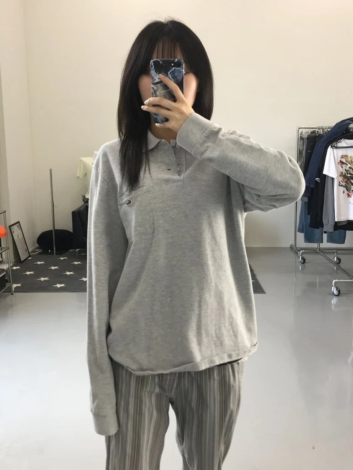 라코스테 그레이 카라티  상품이미지2