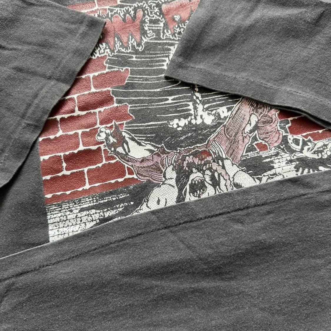 빈티지 90s Raw Power 티셔츠 상품이미지4