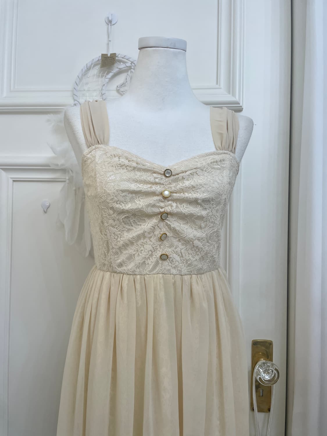 CECIL MCBEE lace shirring long opc 상품이미지5