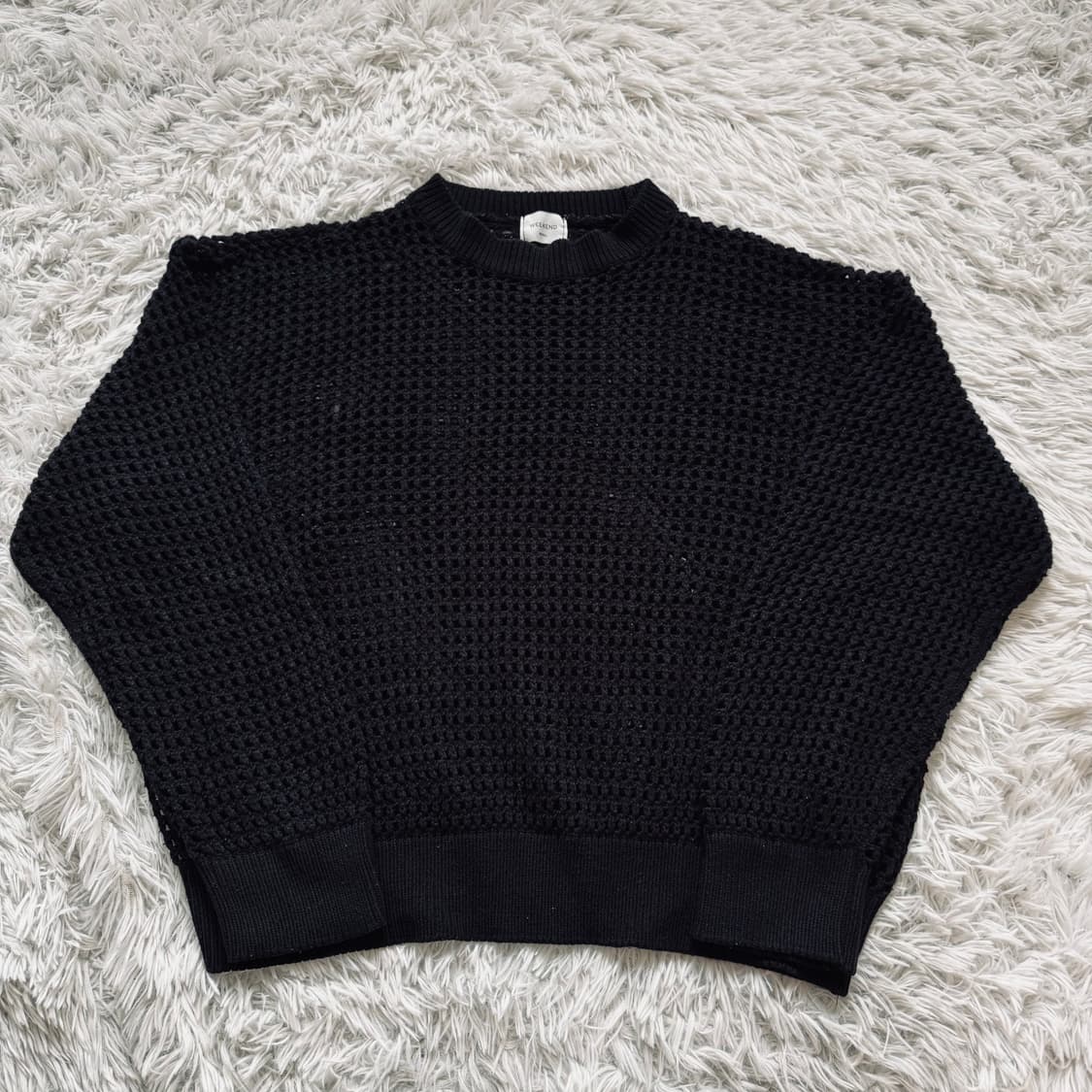 WEEKEND 일본빈티지 니트 맨투맨 시스루 보세 긴팔 xxl 110 상품이미지2
