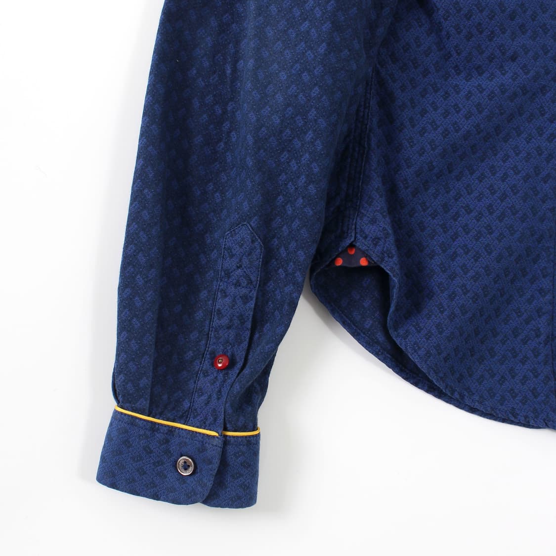 폴스미스 빈티지 블루 패턴 블라우스 셔츠 상품이미지5