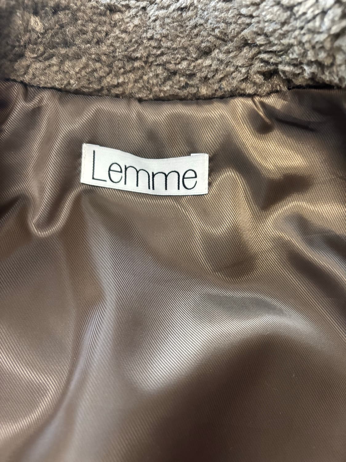 lemme 테디 코트 상품이미지2