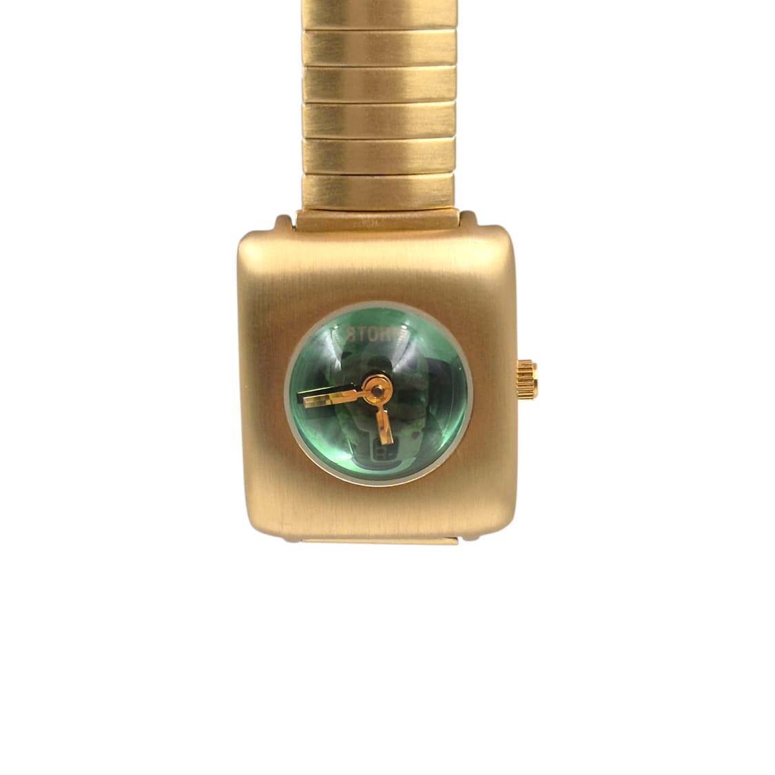 90s 영국 스톰 그린 스퀘어 반구 팔찌 시계 상품이미지6