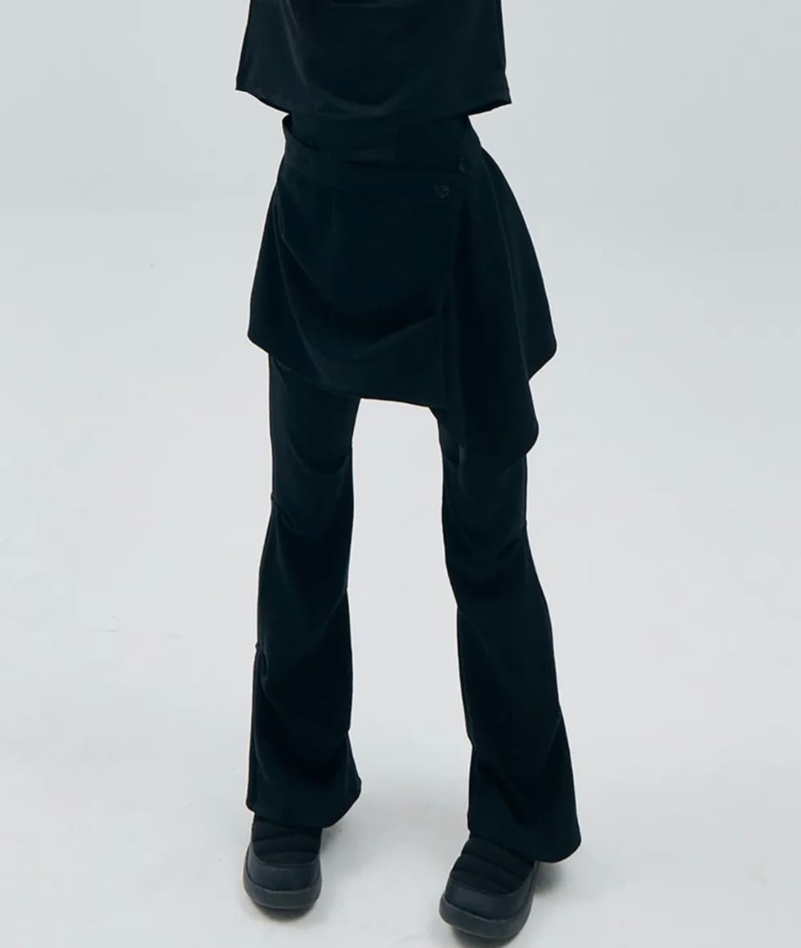 Ojos 오호스 Wrapover Tuck Pants 상품이미지2