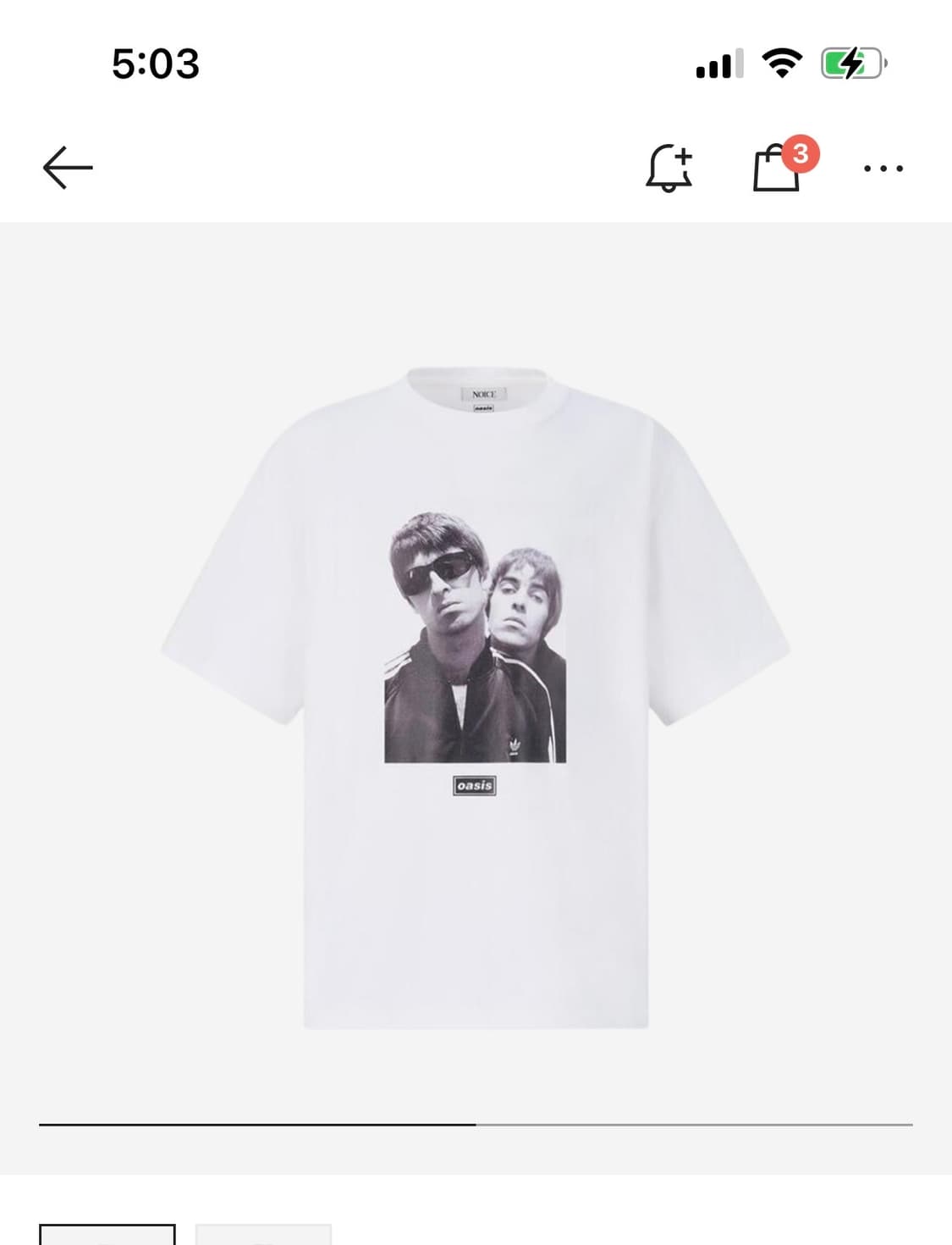 오아시스 노이스 콜라보 아이보리 m 사이즈 팝니다 상품이미지1