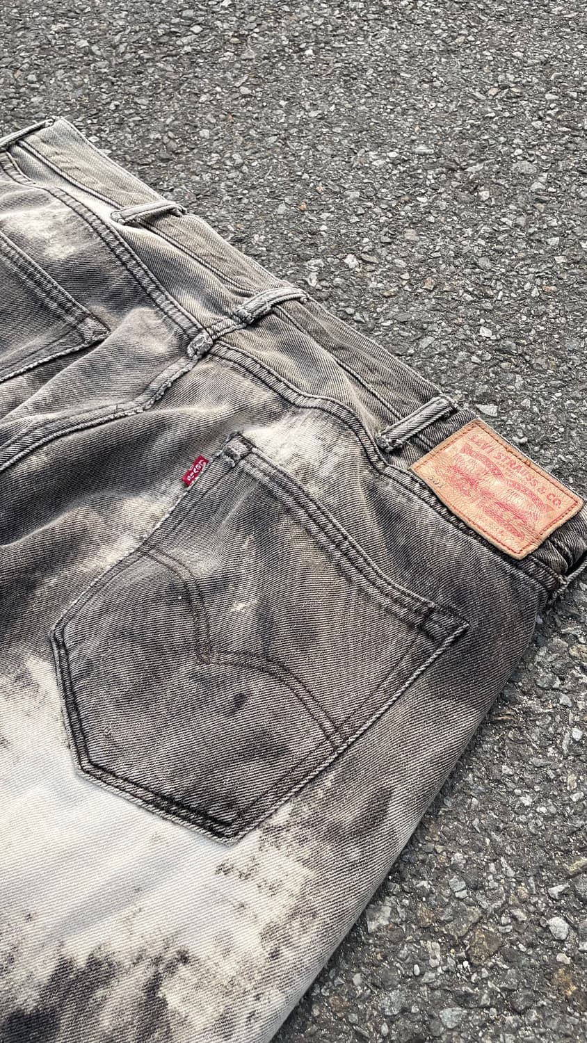 리바이스 501 워싱 타이다이 데님 상품이미지5