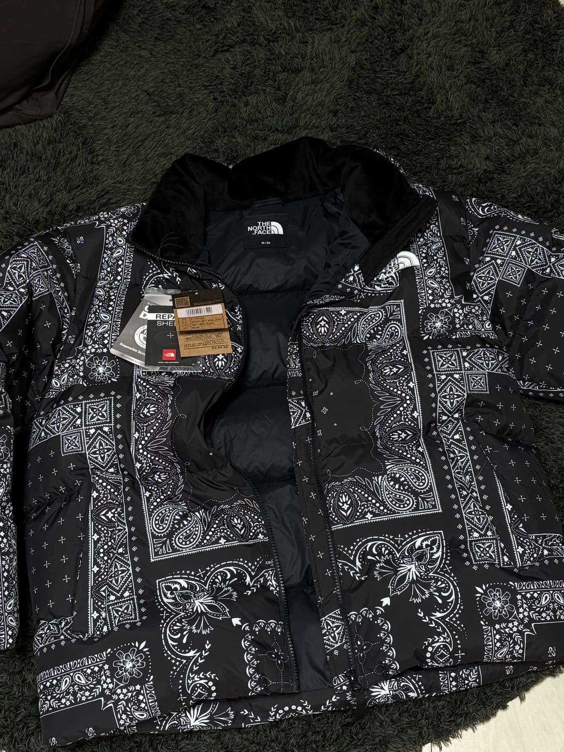 노스페이스 패딩(페이즐리) 노벨티 로프티 상품이미지4