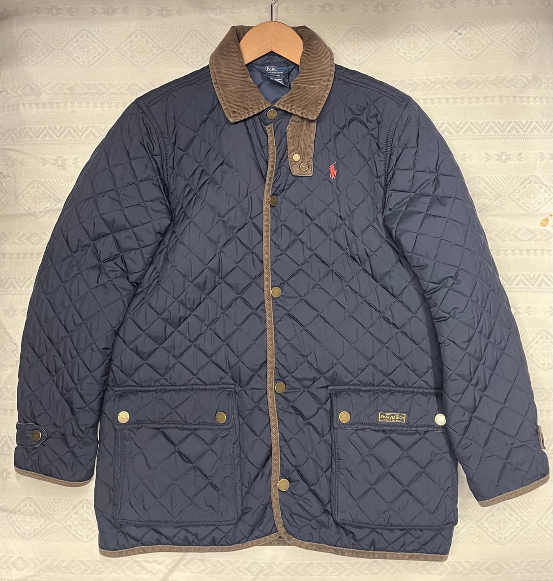 폴로 랄프로렌 네이비 퀼팅 자켓 상품이미지1