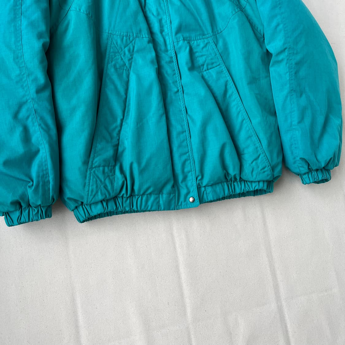 90s 몽클레르 X 아식스 터콰이즈 구스다운 점퍼 상품이미지4