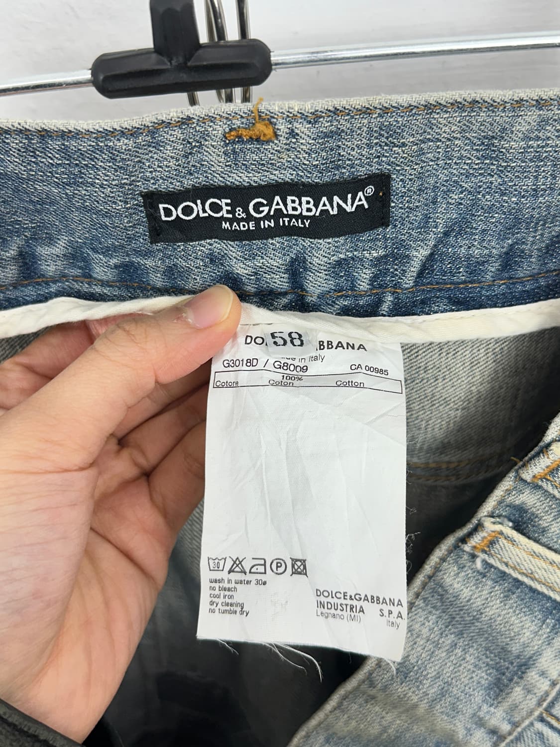 Dolce & Gabbana Distressed Straight Deni 상품이미지10