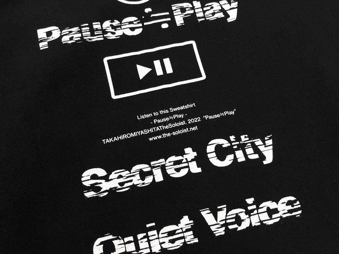 Pause≒Play sweatshirt 상품이미지3
