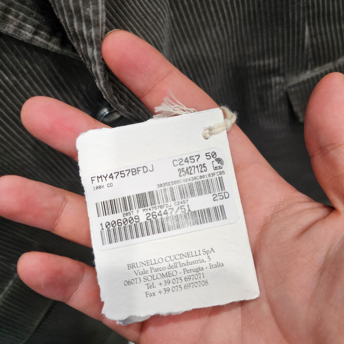 브루넬로 쿠치넬리 코듀로이 브레스티드 신상 자켓 상품이미지8