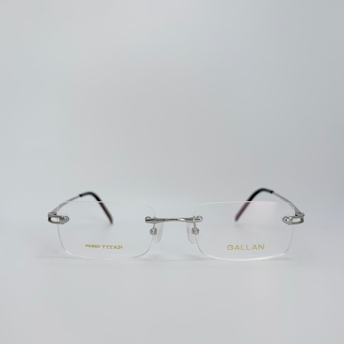 GALLAN 사각 실버 티타늄 무테 상품이미지3