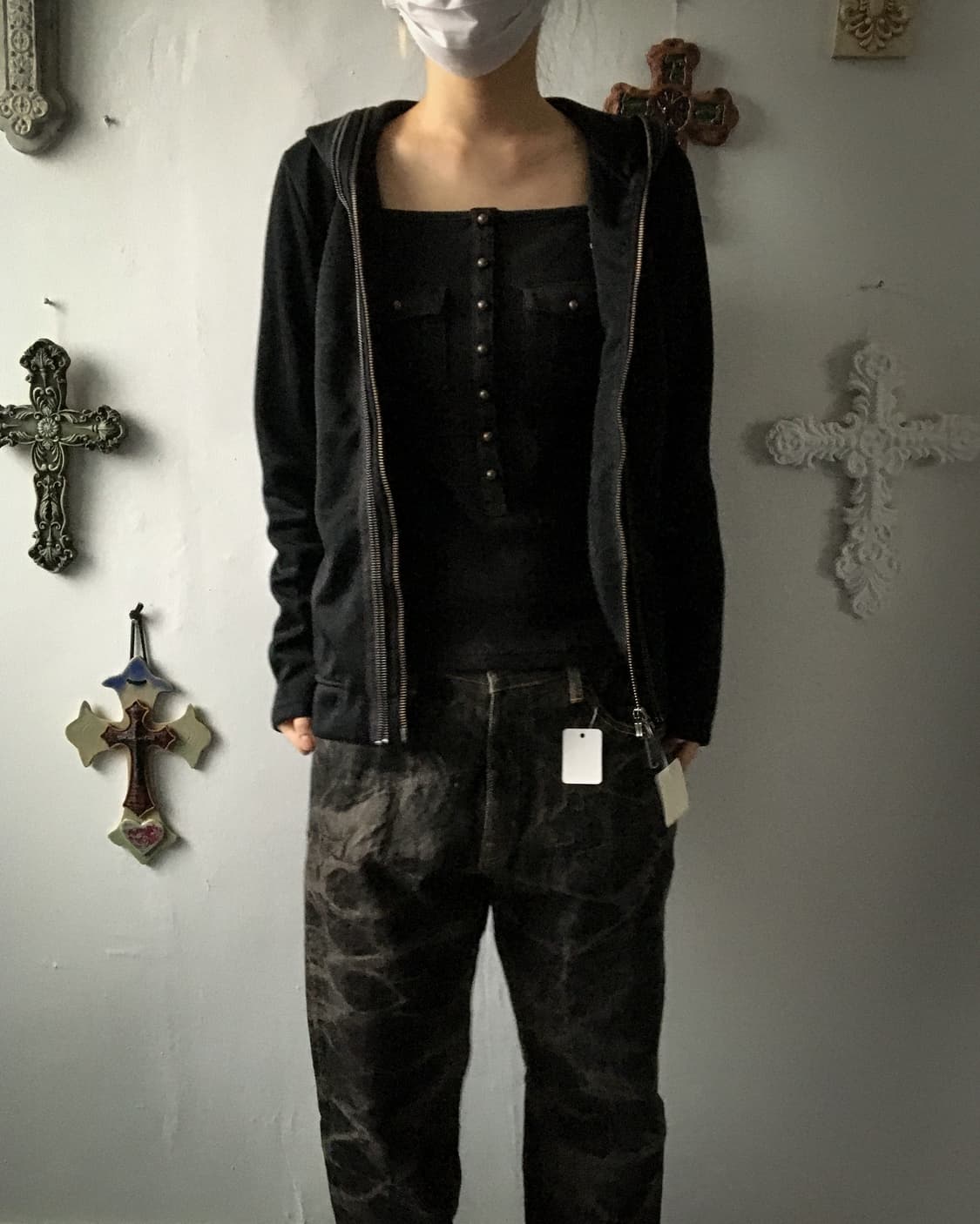 Zipper point hood zip up 상품이미지9