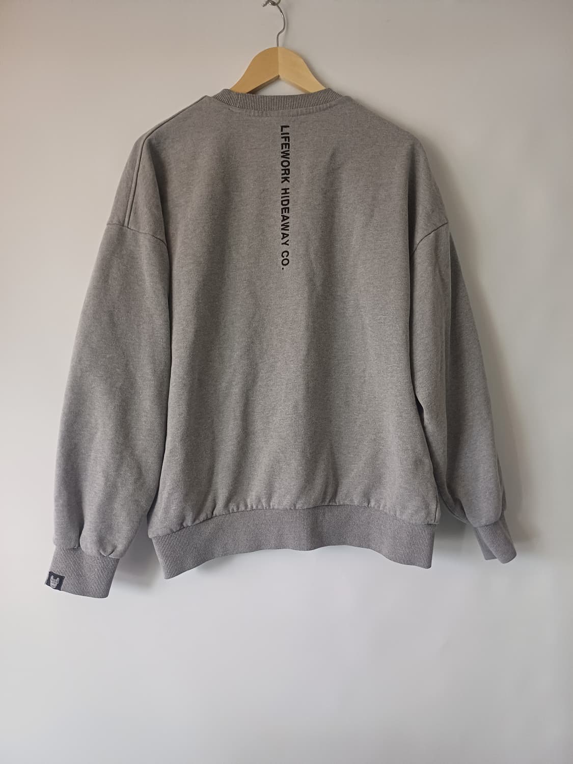 라이프워크 LifeWork 그레이 맨투맨 [L] 상품이미지4