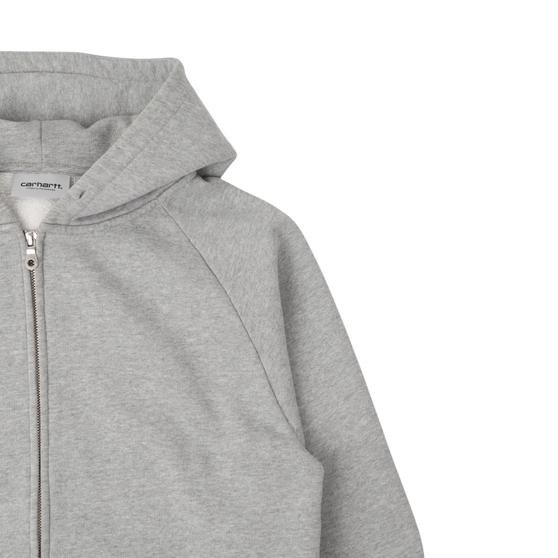 칼하트 윕 그레이 스퀘어라벨 후드집업 상품이미지3