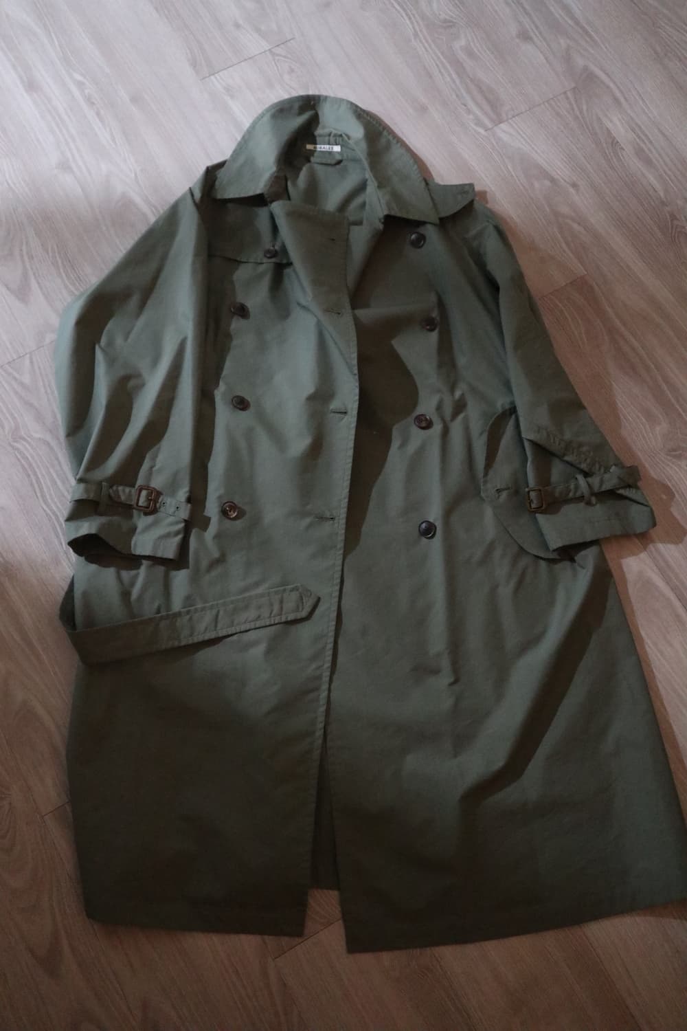 오라리  FINX POLYESTER BIG TRENCH 5 상품이미지2