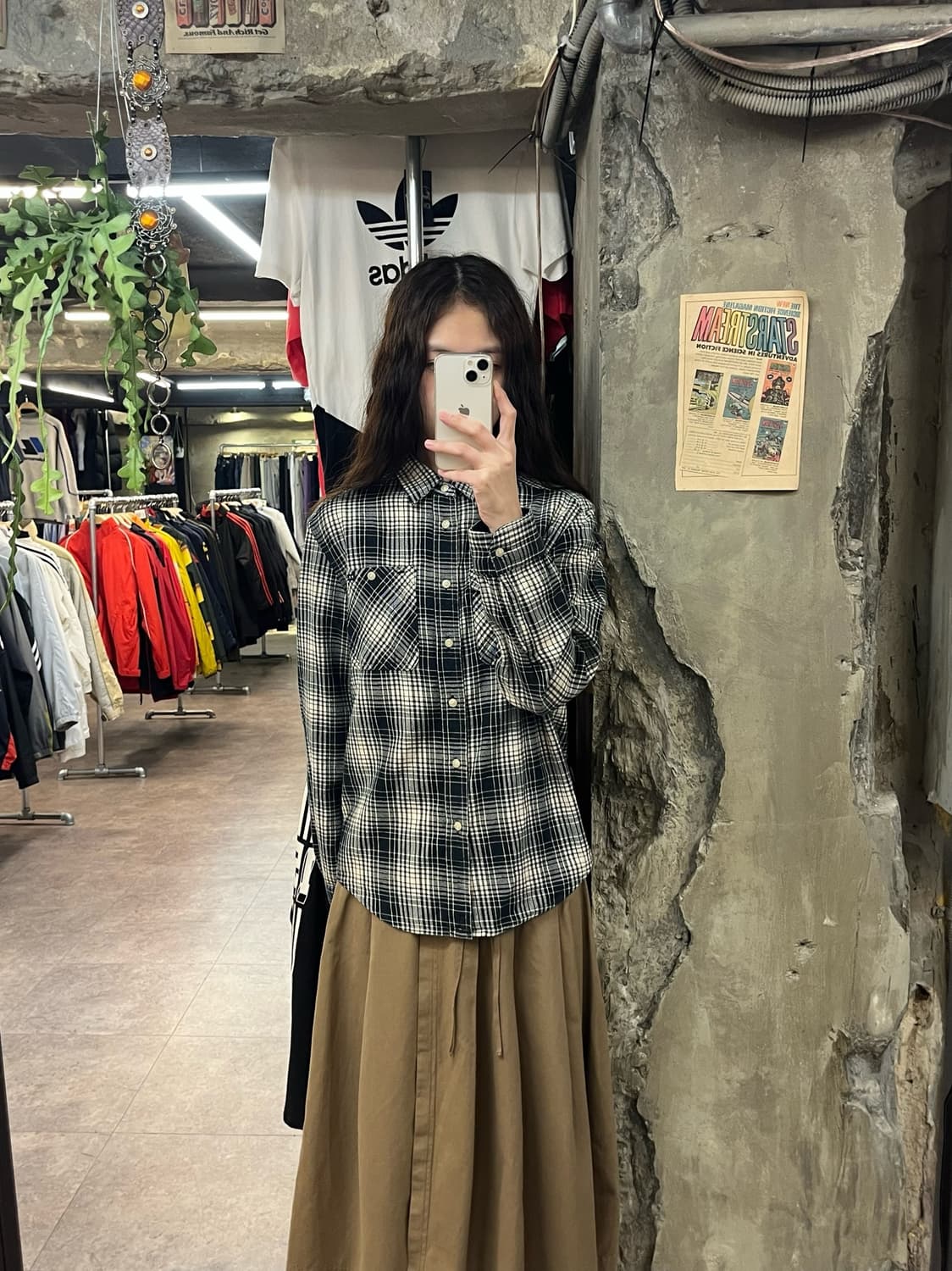 폴로 랄프로렌 체크 셔츠 블랙 L #csz1862 상품이미지2