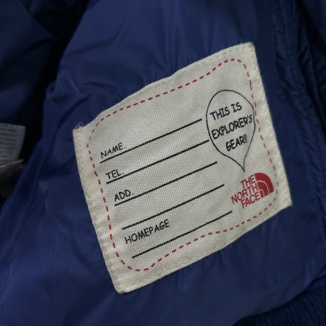 노스페이스 550 눕시 패딩 조끼 네이비 140 유아 상품이미지4