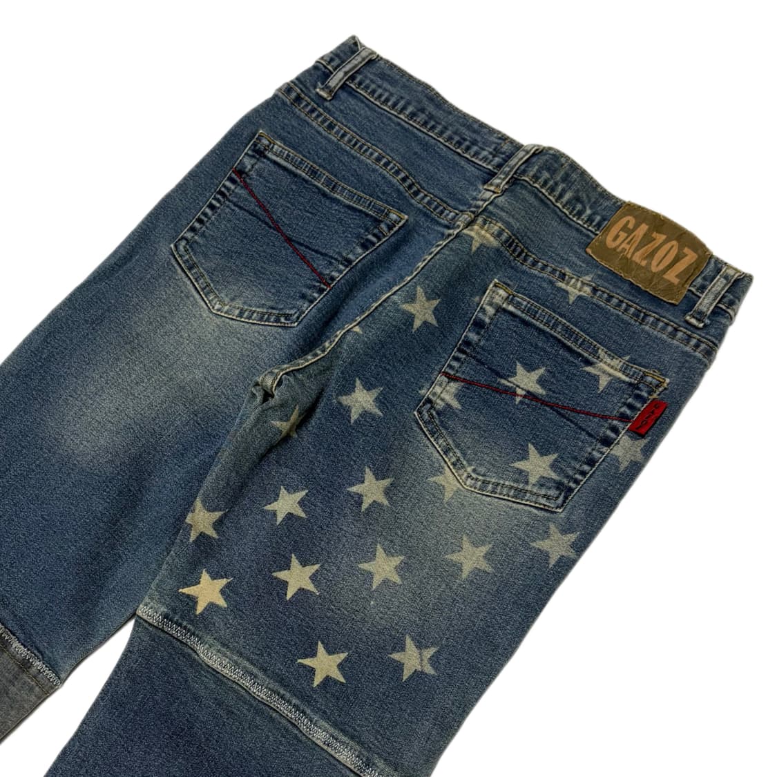 kinky patchwork boot cut jeans 상품이미지5