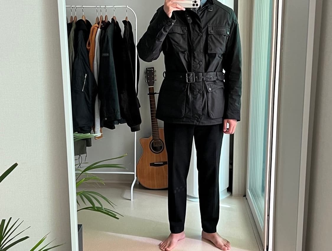 바버 인터네셔널 블랙웰 왁스자켓 블랙 / 105 상품이미지7