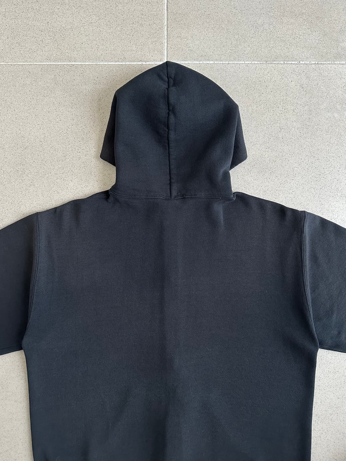 90s 빈티지 러셀 후드집업 블랙 L USA 상품이미지4