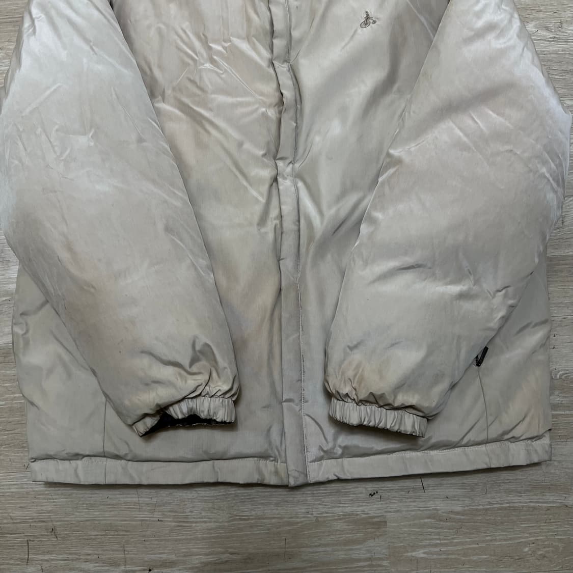 빈폴 덕다운 리버시블 체크 푸퍼패딩 점퍼 [블랙] L/100 상품이미지7