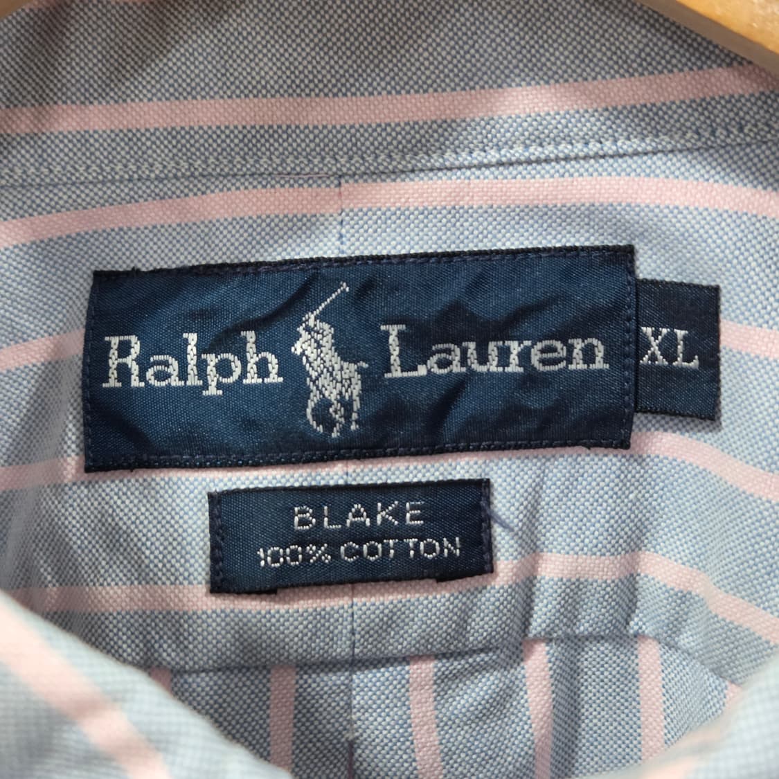폴로랄프로렌 버튼다운 스트라이프 옥스포드 셔츠 XL 상품이미지3