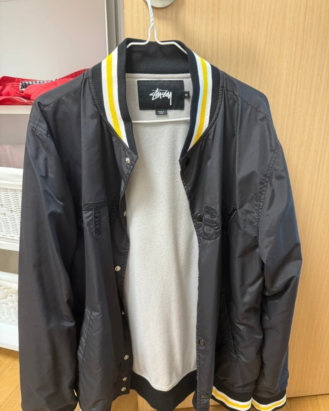 스투시 나일론 ss링크 바시티 자켓 상품이미지4