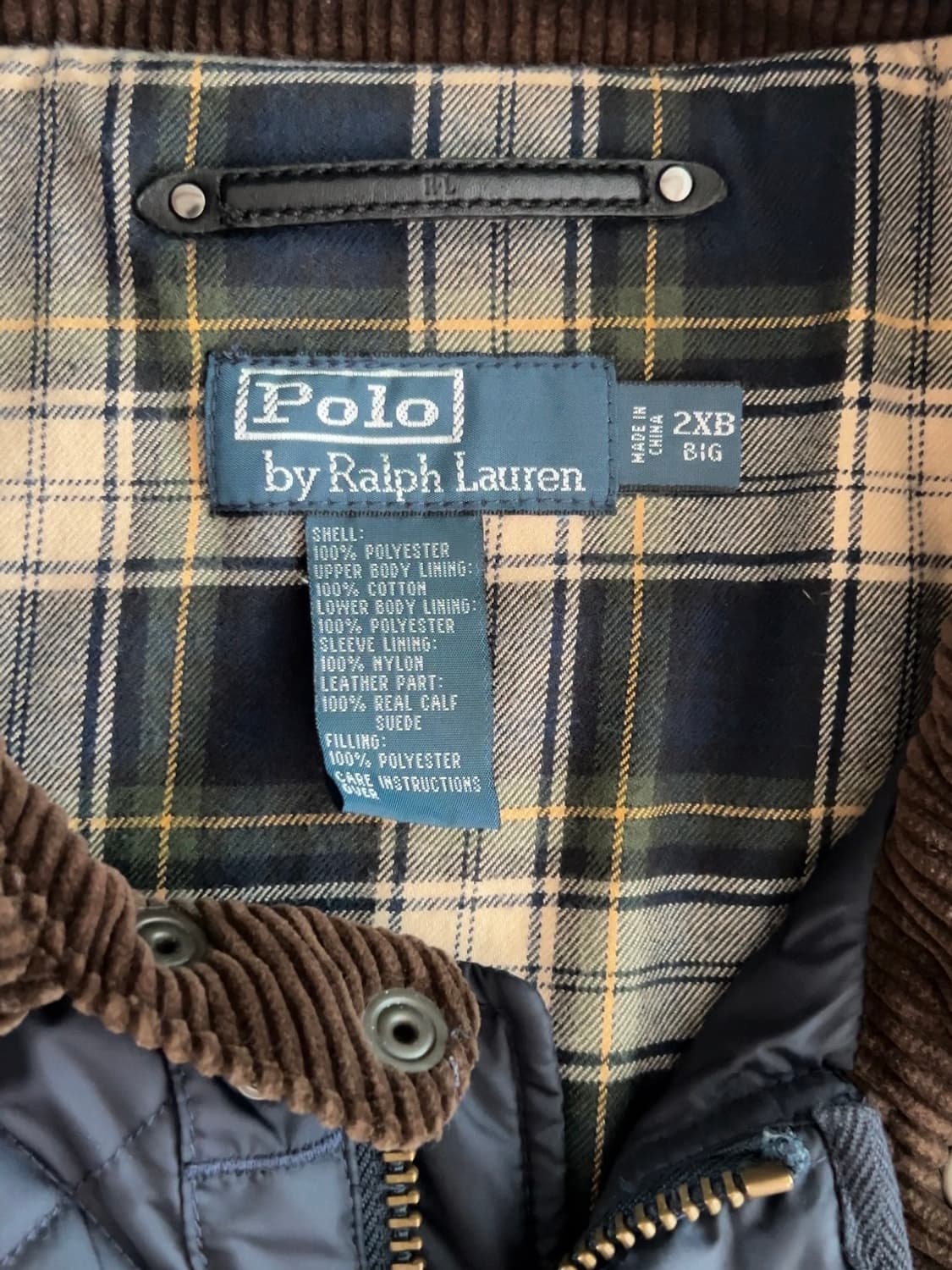 폴로 랄프로렌 캠튼 퀼팅 자켓 2XB 상품이미지9