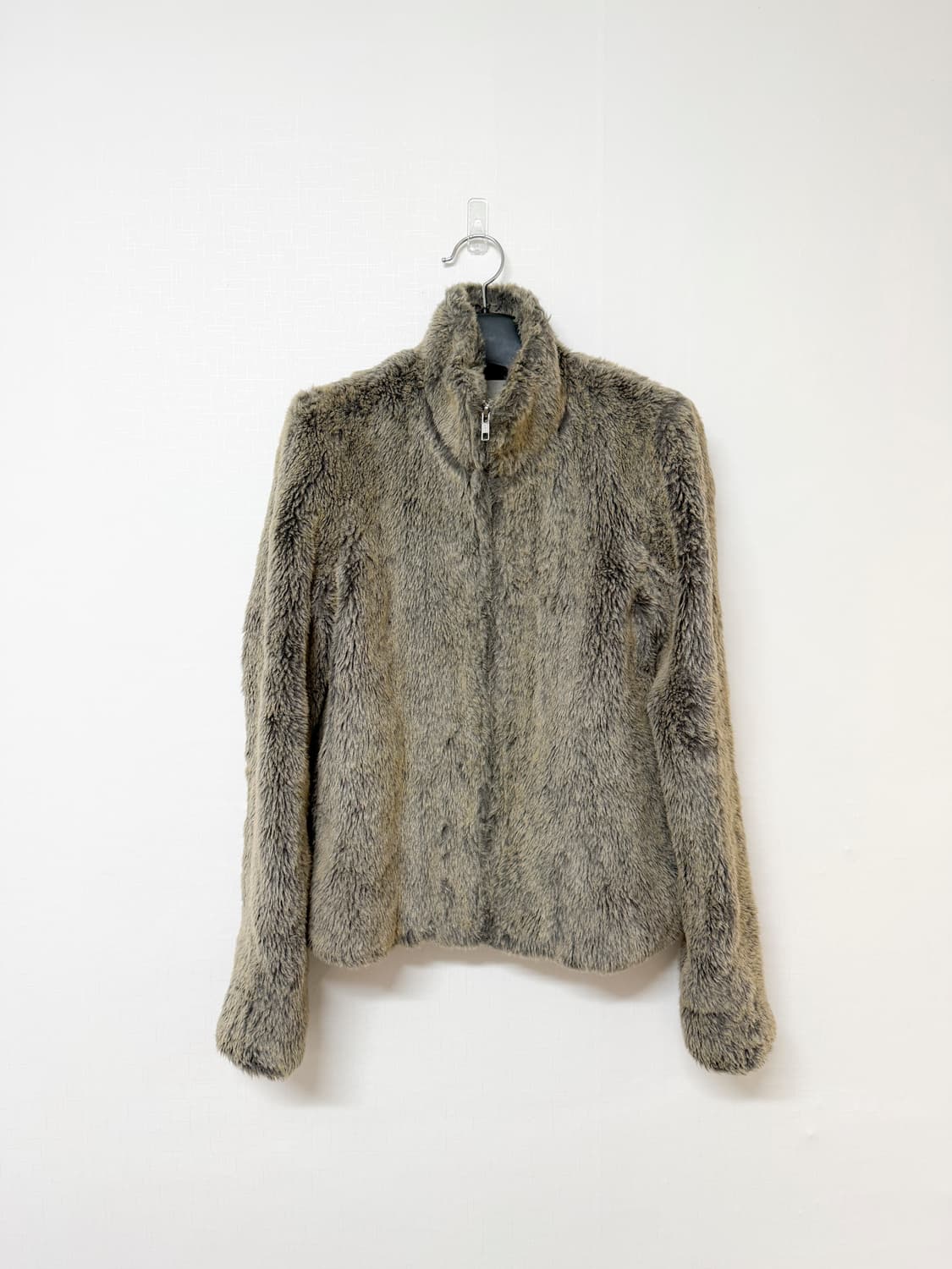 스나오 쿠와하라 퍼 짚업 자켓 상품이미지1